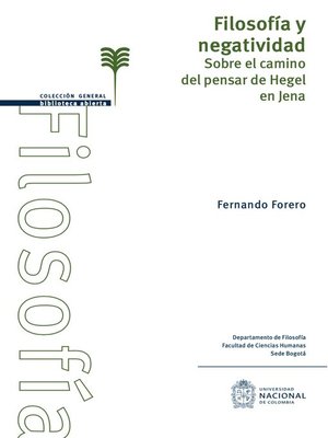 cover image of Filosofía y negatividad